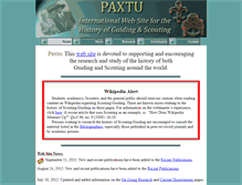Tablet Screenshot of paxtu.org